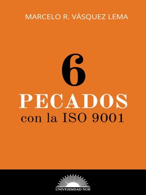 cover image of 6 Pecados con la ISO 9001